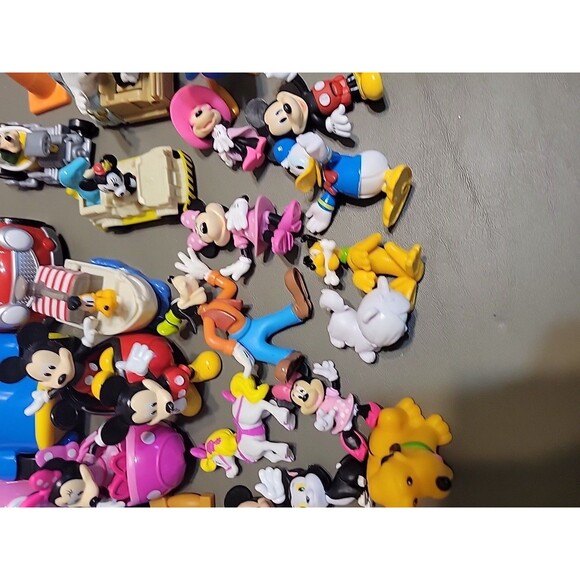 Disney Mickey Mouse & Friends Figurine Lot  Mini Figures cars etc.. Huge lot - Picture 5 of 12